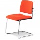 Morello Upholstered Chrome Cantilever Chair